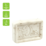 Ovis Schafmilchseife Edelweiß, 100% Bio, für die tägliche Dusche, eckig, 100 g - luterna.de