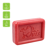Ovis Schafmilchseife Granatapfel, 100% Bio, für die tägliche Dusche, eckig, 100 g