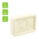 Ovis Schafmilchseife Ingwer, 100% Bio, für die tägliche Dusche, eckig, 100 g, verpackt