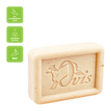 Ovis Schafmilchseife Küchenseife, 100% Bio, für die tägliche Dusche, eckig, 100 g
