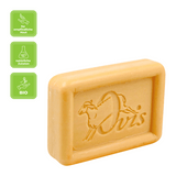 Ovis Schafmilchseife Kurkuma-Honig, 100% Bio, für die tägliche Dusche, eckig, 100 g