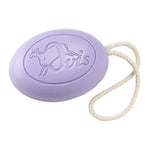 Ovis Schafmilchseife Lavendel mit Kordel, 100% Bio, für die tägliche Dusche, oval, 200 g