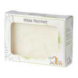 Ovis Schafmilchseife Milde Reinheit, 100% Bio, für die tägliche Dusche, eckig, 100 g, verpackt