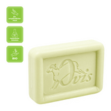 Ovis Schafmilchseife Mojito Minze, 100% Bio, für die tägliche Dusche, eckig, 100 g
