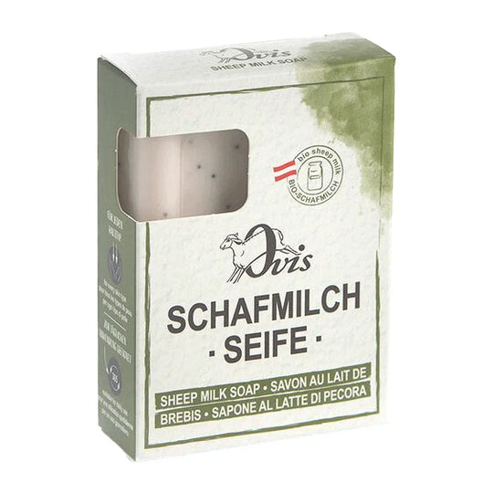 Ovis Schafmilchseife Piña Colada, 100% Bio, für die tägliche Dusche, eckig, 100 g, verpackt