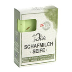 Ovis Schafmilchseife Rosmarin-Orange, 100% Bio, für die tägliche Dusche, eckig, 100 g, verpackt