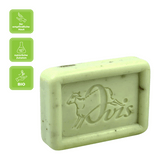 Ovis Schafmilchseife Rosmarin-Orange, 100% Bio, für die tägliche Dusche, eckig, 100 g, verpackt