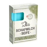 Ovis Schafmilchseife Totes-Meer-Salz, 100% Bio, für die tägliche Dusche, eckig, 100 g, verpackt