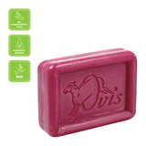 Ovis Schafmilchseife Waldbeere, 100% Bio, für die tägliche Dusche, eckig, 100 g, verpackt