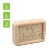 Ovis Schafmilchseife Zirbe, 100% Bio, für die tägliche Dusche, eckig, 100 g - luterna.de