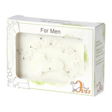 Ovis Schafmilchseife für Männer, 100% Bio, für die tägliche Dusche, eckig, 100 g, verpackt - luterna.de