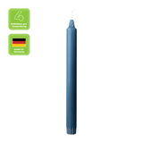 PURE NATURAL WAX Stabkerzen, Nachtblau, WENZEL, 250/23 mm, Brenndauer ca. 10h, plastikfrei, 4 Stück