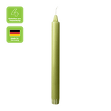 PURE NATURAL WAX Stabkerzen, Olive, WENZEL, 250/23 mm, Brenndauer ca. 10h, plastikfrei, 4 Stück