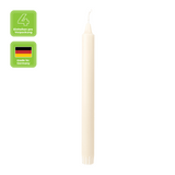 PURE NATURAL WAX Stabkerzen, Sahara, WENZEL, 250/23 mm, Brenndauer ca. 10h, plastikfrei, 4 Stück