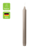 PURE NATURAL WAX Stabkerzen, Sand, WENZEL, 250/23 mm, Brenndauer ca. 10h, plastikfrei, 4 Stück