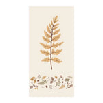 Papierservietten „Farnblatt & Blattborte“, 40x40 cm, dekorativ, Ib Laursen, 16 Stück