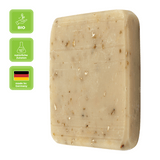 Peelingseife, Honigmilch, mit Nachtkerzenöl, THOMA Naturseifen-Manufaktur, für jeden Hauttyp geeignet, 100 g, Körperpflege