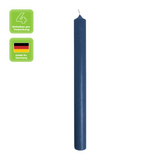 RUSTIC-Stabkerzen Nachtblau, WENZEL, 250/22 mm, Brenndauer ca. 10h, 4 Stück