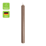 RUSTIC-Stabkerzen Stein, WENZEL, 250/22 mm, Brenndauer ca. 10h, 4 Stück