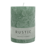 RUSTIC-Stumpenkerze Efeu, WENZEL, 80/70 mm, Brenndauer ca. 34h, selbstverlöschend