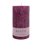 RUSTIC-Stumpenkerze Erika, WENZEL, 110/60 mm, Brenndauer ca. 38h, selbstverlöschend