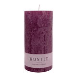 RUSTIC-Stumpenkerze Erika, WENZEL, 140/70 mm, Brenndauer ca. 69h, selbstverlöschend