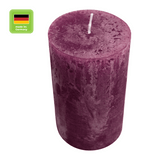 RUSTIC-Stumpenkerze Erika, WENZEL, 140/70 mm, Brenndauer ca. 69h, selbstverlöschend