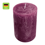 RUSTIC-Stumpenkerze Erika, WENZEL, 80/70 mm, Brenndauer ca. 34h, selbstverlöschend