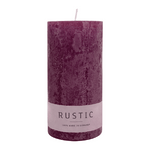 RUSTIC Stumpenkerze Erika, 140/70 mm, WENZEL, Brenndauer 69h, selbstverlöschend
