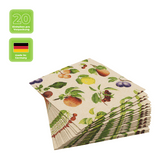 Recyclingservietten „Fruit Lovers“, 33x33 cm, 2-lagig, Home Fashion®, 20 Stück