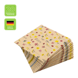 Recyclingservietten „Ladybugs and Bees“, 33x33 cm, 2-lagig, Home Fashion®, 20 Stück - luterna.de