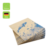 Recyclingservietten „Whales“, 33x33 cm, 2-lagig, Home Fashion®, 20 Stück - luterna.de