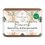 Reichhaltige Olivenölseife, Barock, THOMA Naturseifen-Manufaktur, mit Bio-Kakaobutter & Bio-Kakaopulver, vegan, 100 g, Körperpflege