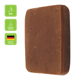 Reichhaltige Olivenölseife, Barock, THOMA Naturseifen-Manufaktur, mit Bio-Kakaobutter & Bio-Kakaopulver, vegan, 100 g, Körperpflege