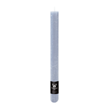 Marble Rustik Stabkerzen Graublau 280/35 mm – 30h Brenndauer