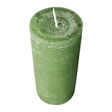 Wiedemann Rustik Stumpenkerze 120x58 mm in Aloe Vera – Rußarm, durchgefärbt & ideal für stilvolle Dekoration
