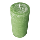 Wiedemann Rustik Stumpenkerze 130/68 mm in Aloe Vera – Rußarm, durchgefärbt & ideal für stilvolle Dekoration