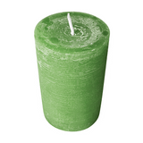 Wiedemann Rustik Stumpenkerze 90x58 mm in Aloe Vera – Rußarm, durchgefärbt & ideal für stilvolle Dekoration