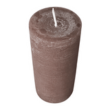 Wiedemann Rustik Stumpenkerze 120x58 mm in Cashmere – Rußarm, durchgefärbt & ideal für stilvolle Dekoration