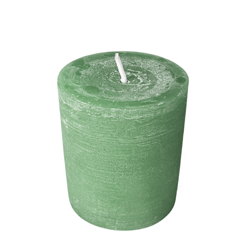 Marble Rustik Kerze Eukalyptus, 80/68 mm, Wiedemann, 34h –