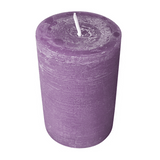 Wiedemann Rustik Stumpenkerze 100 x 68 mm in Mauve – Rußarm, durchgefärbt & ideal für stilvolle Dekoration