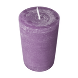 Wiedemann Rustik Stumpenkerze 90x58 mm in Mauve – Rußarm, durchgefärbt & ideal für stilvolle Dekoration