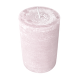 Wiedemann Rustik Stumpenkerze 100 x 68 mm in Rosé – Rußarm, durchgefärbt & ideal für stilvolle Dekoration