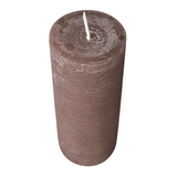 Wiedemann Rustik Stumpenkerze 160x68 mm in Schlamm – Rußarm, durchgefärbt & ideal für stilvolle Dekoration