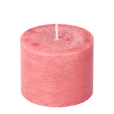 Marble Rustik Kerze Soft Pink 100x100 mm – 85h Brenndauer