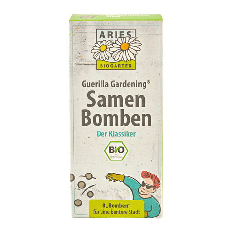 Samenbomben "Der Klassiker", ARIES Umweltprodukte, 8 Stück pro Verpackung, Garten