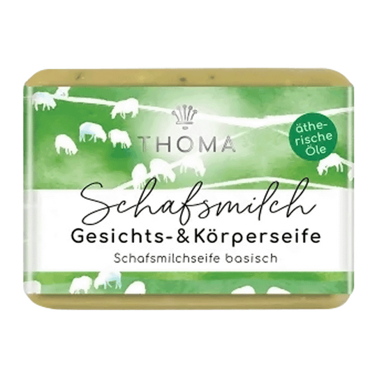 Schafsmilchseife mit Hanföl, Voll Schaaaf, THOMA Naturseifen-Manufaktur, Gesichts- & Körperseife, 100 g, Körperpflege
