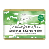 Schafsmilchseife mit Hanföl, Voll Schaaaf, THOMA Naturseifen-Manufaktur, Gesichts- & Körperseife, 100 g, Körperpflege