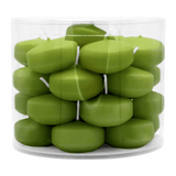 Schwimmkerzen klein, Olive, 50/30 mm, WENZEL, Brenndauer ca. 4h, Box mit 28 Stück