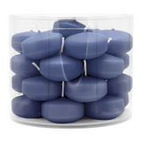 Schwimmkerzen klein, Polarblau, 50/30 mm, WENZEL, Brenndauer ca. 4h, Box mit 28 Stück